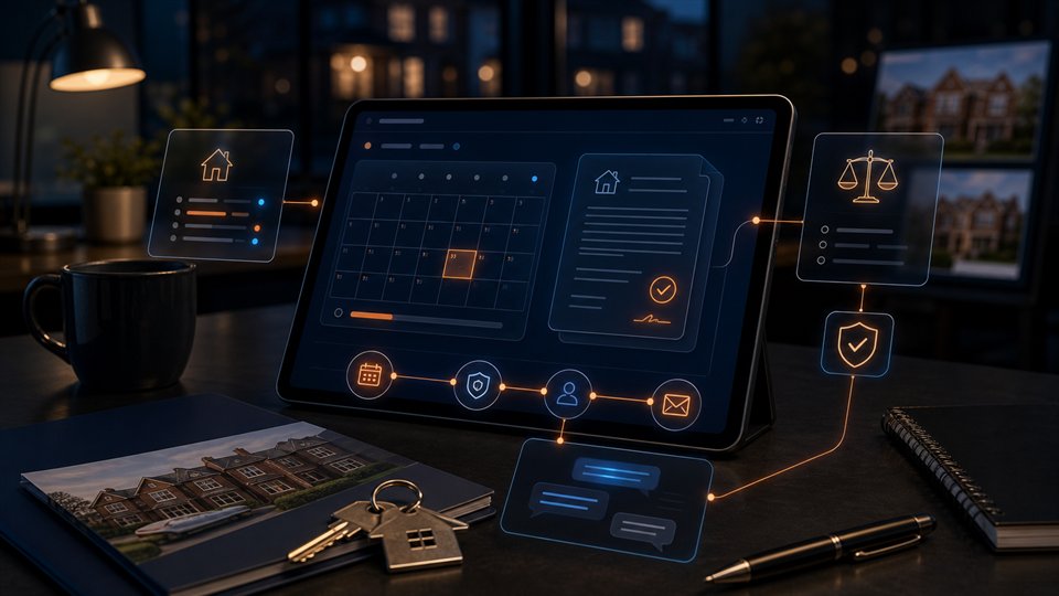 Premium rent review workflow with calendar and approval prompts